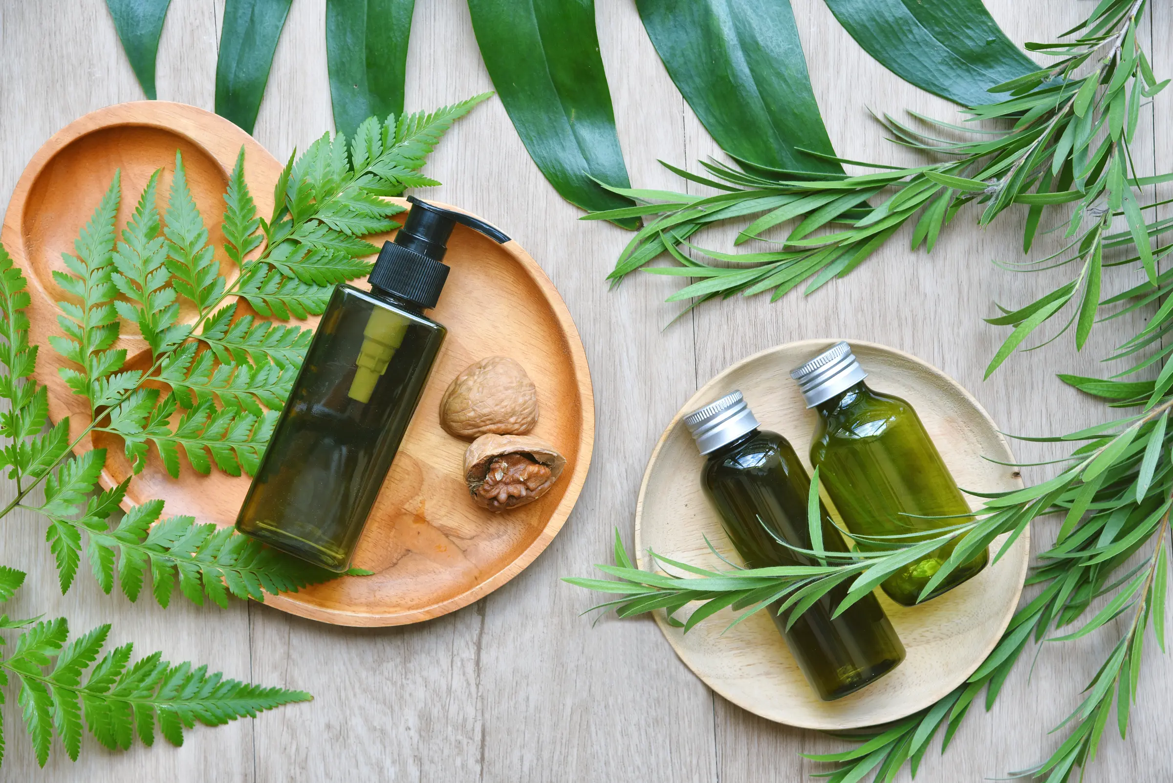 Unbranded personal care products with botanical materials